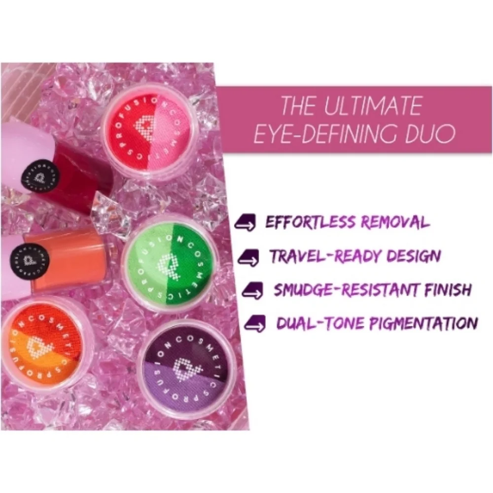 *3/15* NEW Profusion Boba Two Tone Hydra Water Activated Liner Set Thai Tea